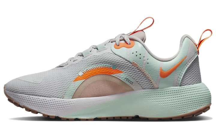Nike Nike React Escape Run 2 Premium 'Light Grey Orange' Women's
