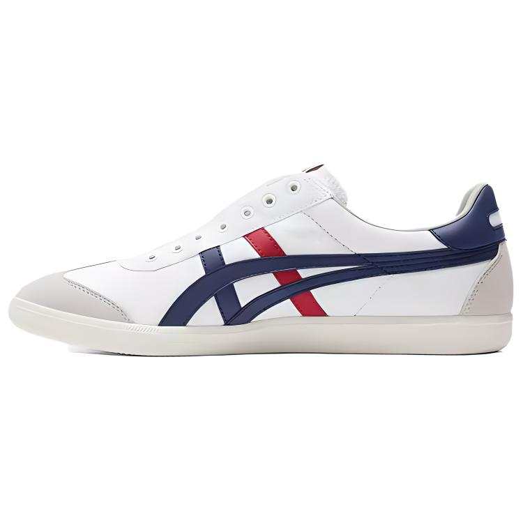 Onitsuka Tiger Tokuten SLIP on German Army Trainers Low top Skateboard Shoes Unisex White Blue