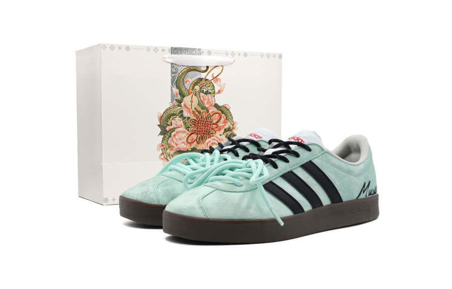 Adidas Adidas Slip Resistant Abrasion Resistant Slip Resistant Abrasion Resistant Low top Skateboard Shoes Black Green
