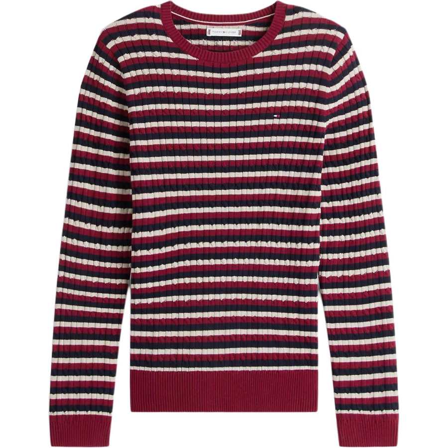 Tommy Hilfiger Sweaters Women's Carmine Crew Neck Moderate
