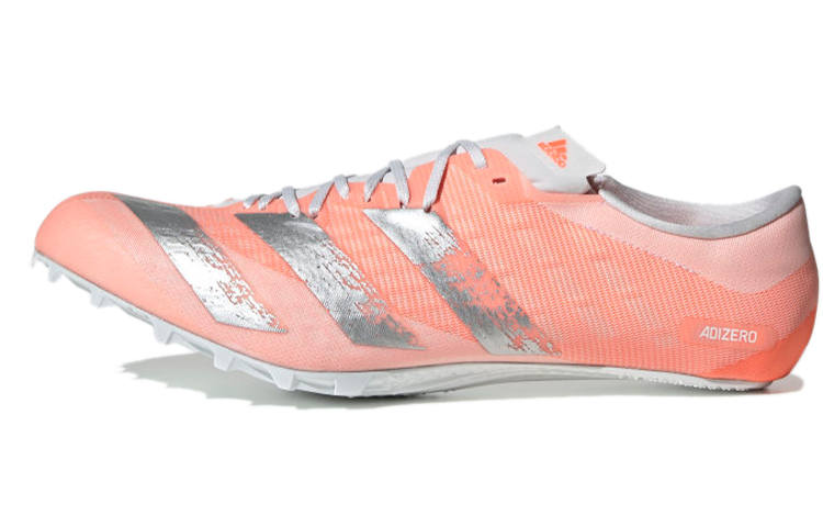 Adidas Adidas Adizero Prime Sprint Spikes Low top Running Shoes Men's Pink Silver