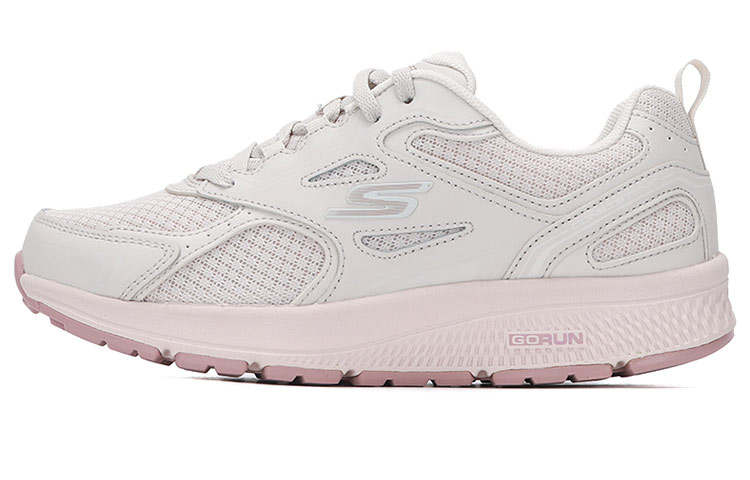 Skechers Go Run Consistent Lightweight Textile, Synthetic Leather Low top Running Shoes Women's Natural