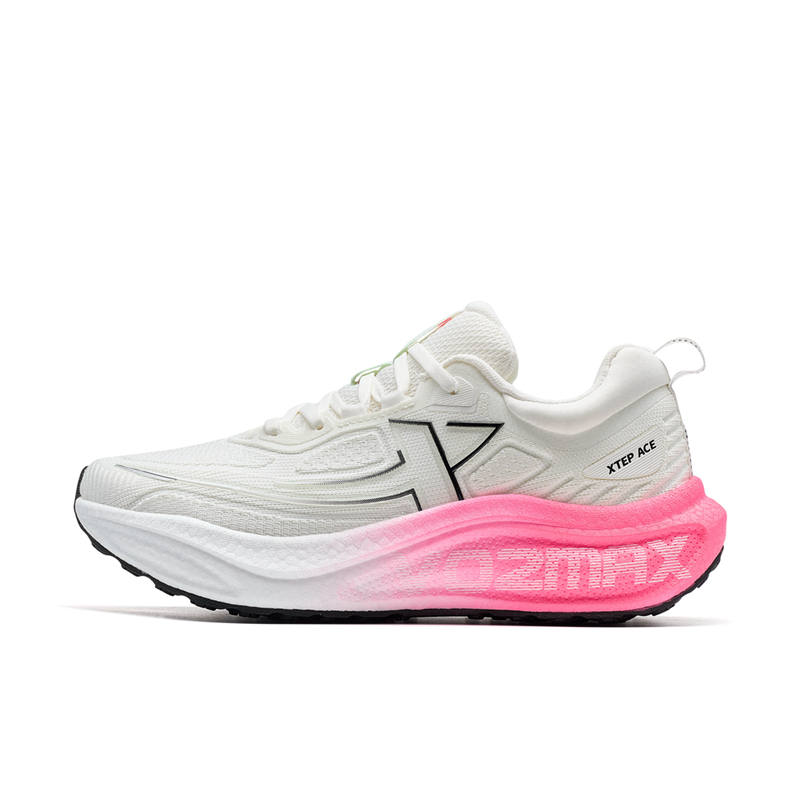 XTEP Cushioning, Wear Resistant Low top Running Shoes Women's Sail White