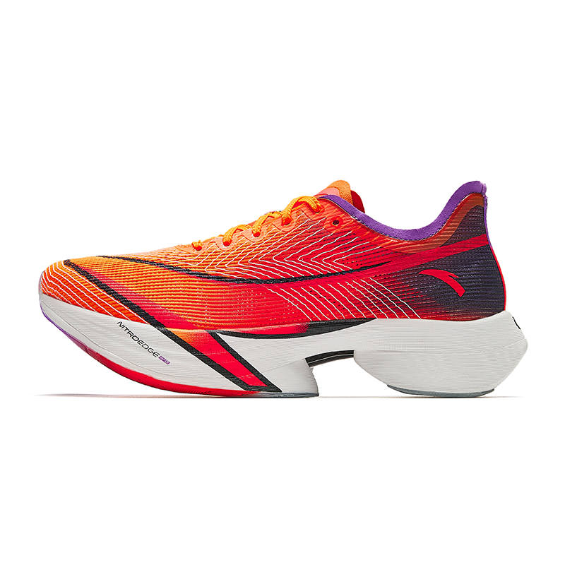 Anta C10 Pro Slip Resistant, Abrasion Resistant, Breathable Low top Running Shoes Women's Orange Red