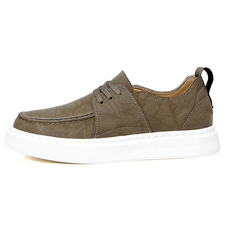 YALU Microfiber Leather Lightweight Breathable Lightweight And Breathable Low top Skateboard Shoes Men's