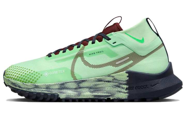 Nike Nike React Pegasus Trail 4 Gore Tex Vapor Green Thunder Blue Light Armory Blue Dark Team Red Women's