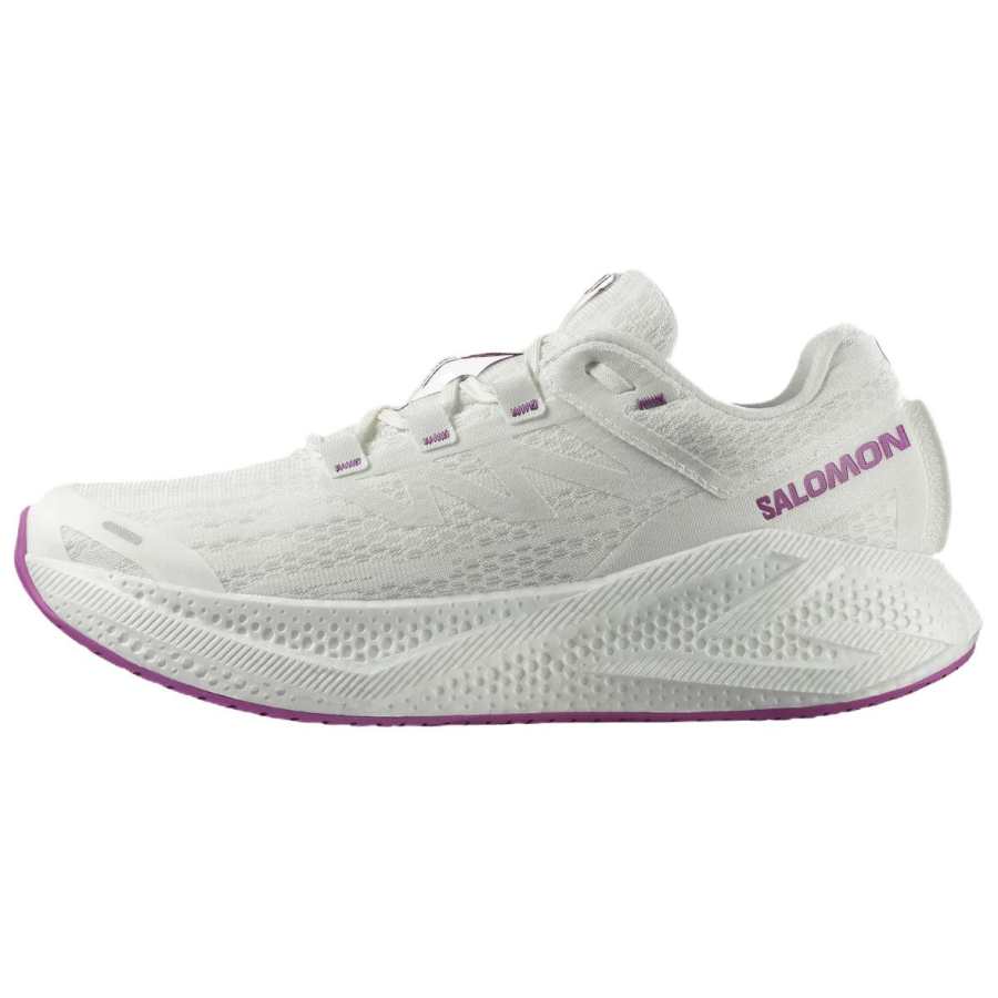 SALOMON AERO GLIDE 3 Low top Running Shoes Men's White Purple