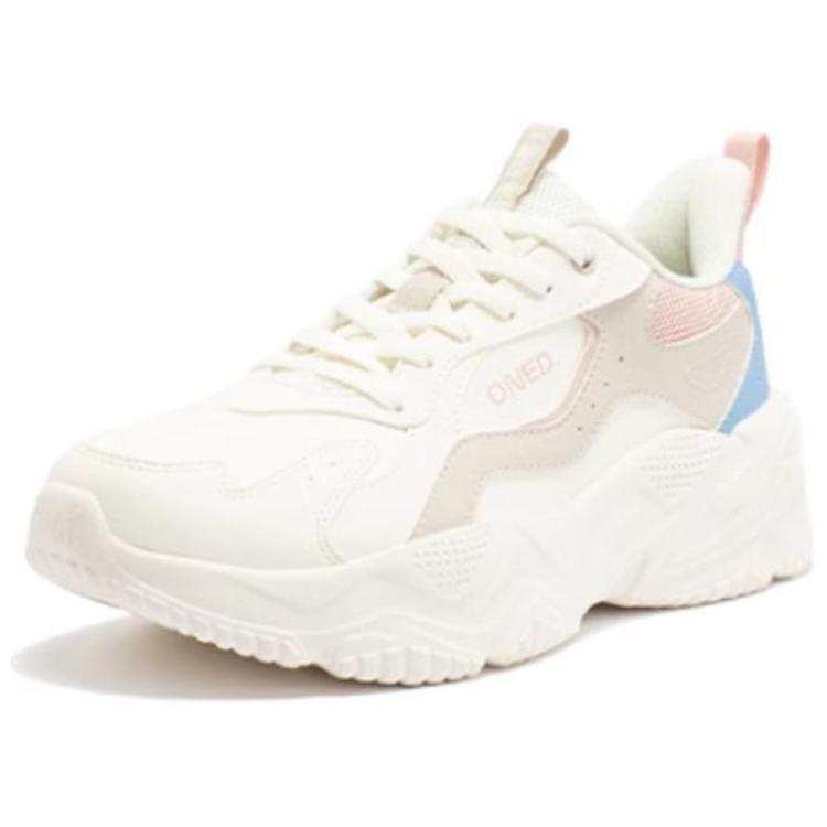 361° Comfortable Cushioning, Wear Resistant Low top Running Shoes Women's White Blue
