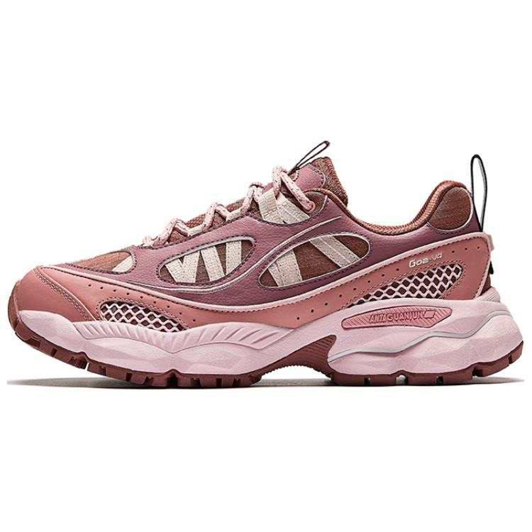 Anta Champion All Weather Collection Slip Resistant Lightweight Rebound Low top Casual Shoes Women's Red