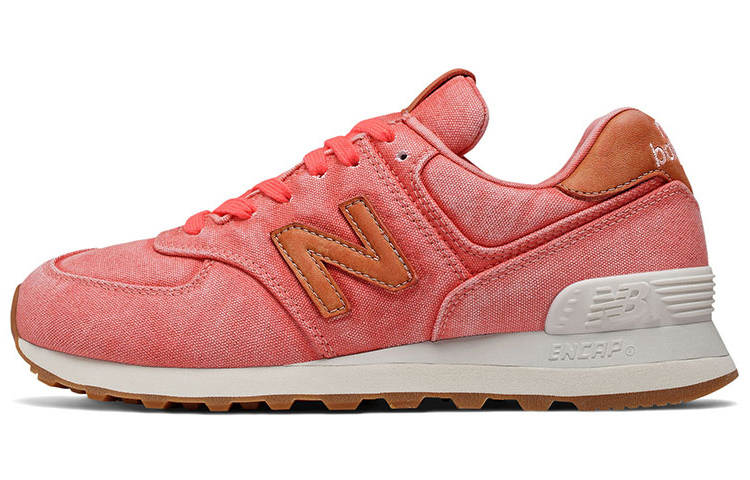 New Balance New Balance 574 Stone Wash 'Orange White' Women's