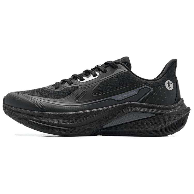 QIAODAN Infinity 7.0 Slip Resistant, Breathable, And Resilient Low top Casual Sprint Running Shoes Men's Black