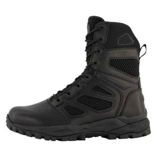 Magnum Elite Spider Mesh, Leather Breathable And Slip Resistant Crew Outdoor Boots Unisex Black