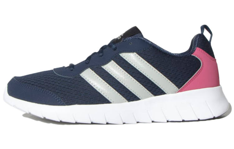 Adidas Adidas Sweepit Comfortable Slip Resistant Abrasion Resistant Low top Running Shoes Women's Navy Blue