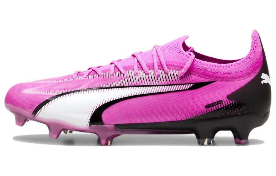 PUMA Ultra Ultimate AG Artificial Ground FG Firm Ground Soccer Shoes Unisex Pink Black