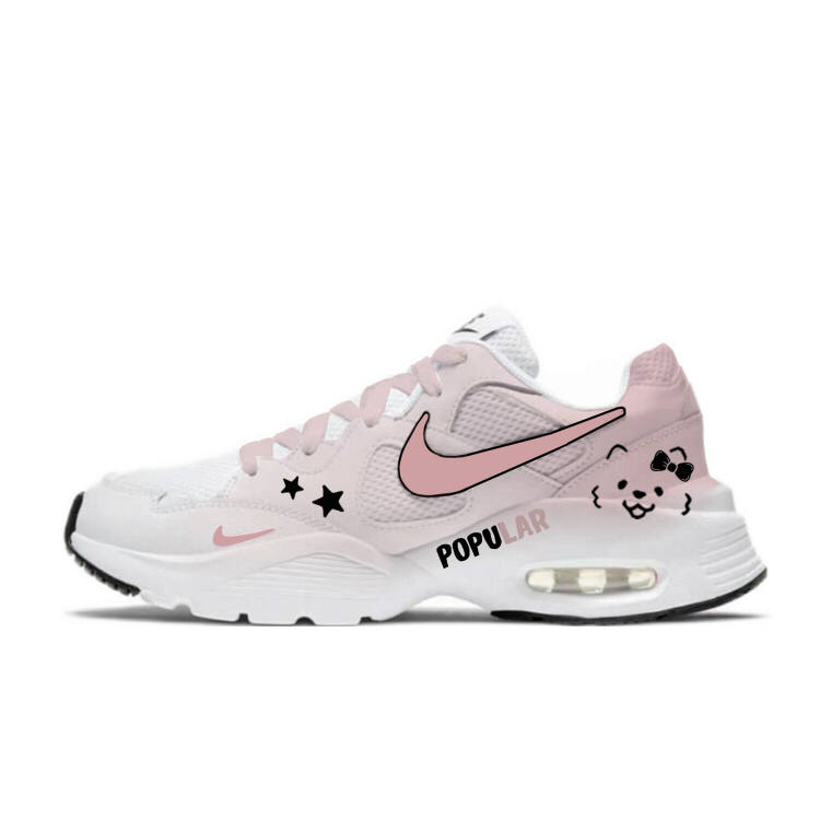 Nike Nike Air Max Fusion Low top Air Cushion Running Shoes Women's Pink
