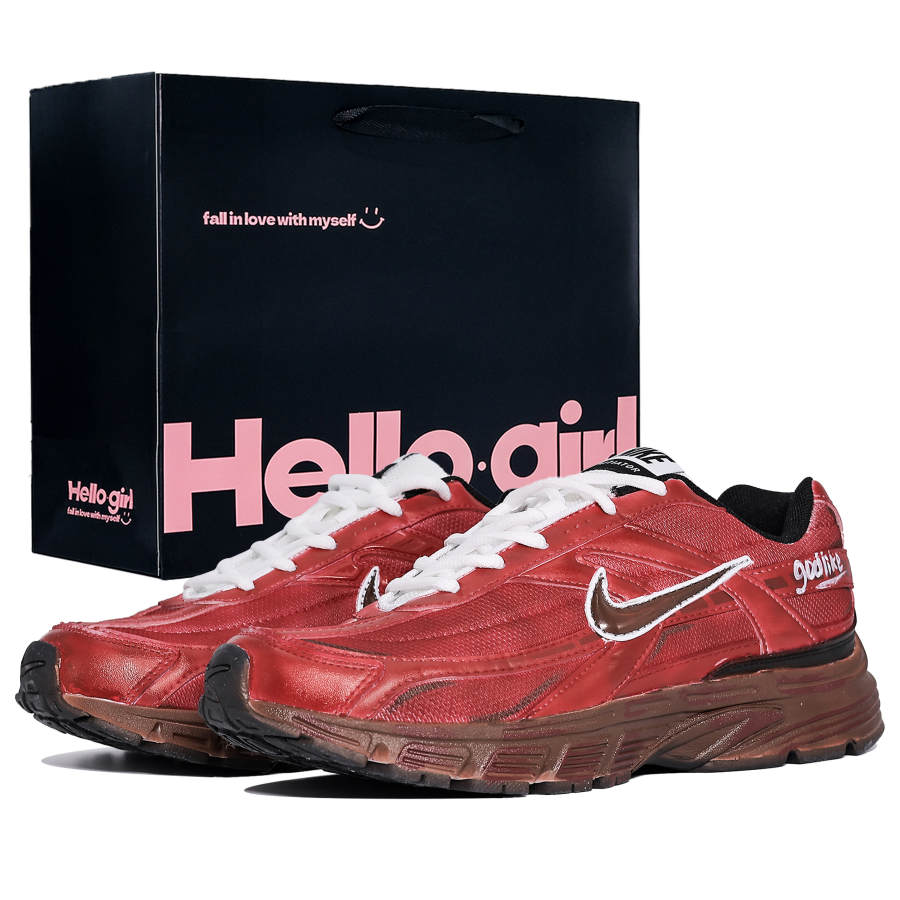 Nike Nike Initiator Cushioning, Wear Resistant Low top Running Shoes Unisex Red