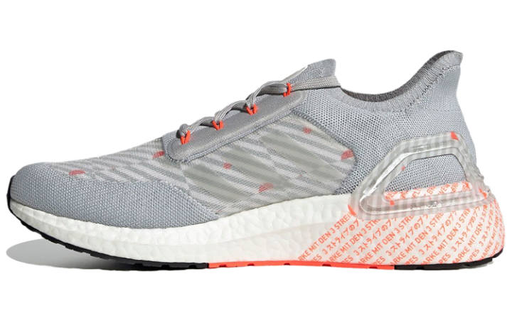 Adidas Adidas Ultra Boost 20 City Light Grey Solar Red