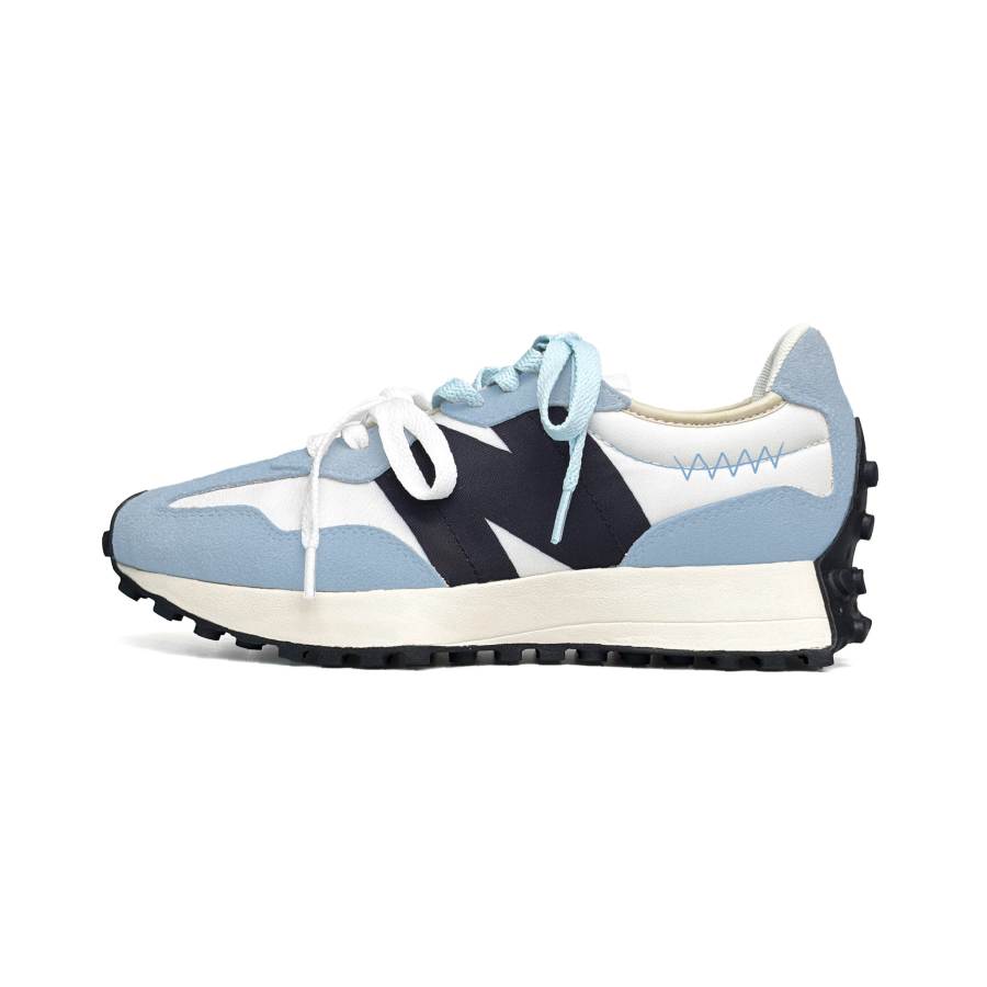 New Balance New Balance NB 327 Abrasion Resistant Low top Casual Running Shoes Unisex White Blue