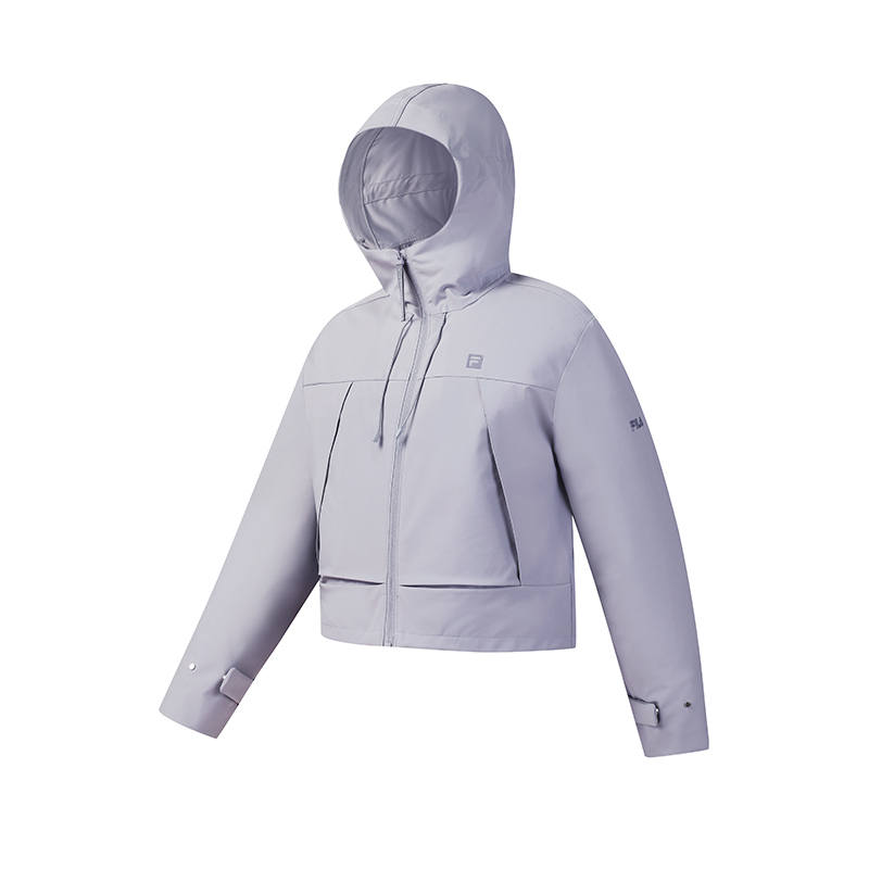 FILA Fitness Jacket Women's New Tile Gray