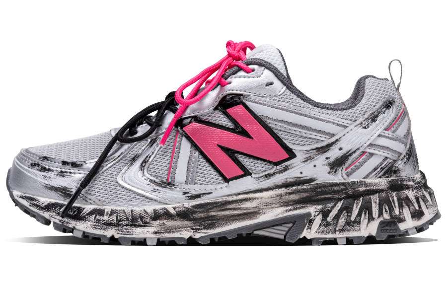 New Balance New Balance NB 410 V5 Breathable Low top Casual Long Distance Running Shoes Unisex Silver Pink