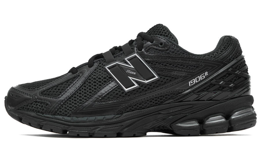New Balance New Balance NB 1906R Fashion Versatile Textile Synthetic Leather Low-Top Casual Running Shoes Unisex Black