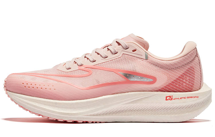 Erke Ji Feng 2.0 Cushioning Rebound Low top Running Shoes Women's Apricot Blossom Pink Camellia Pink