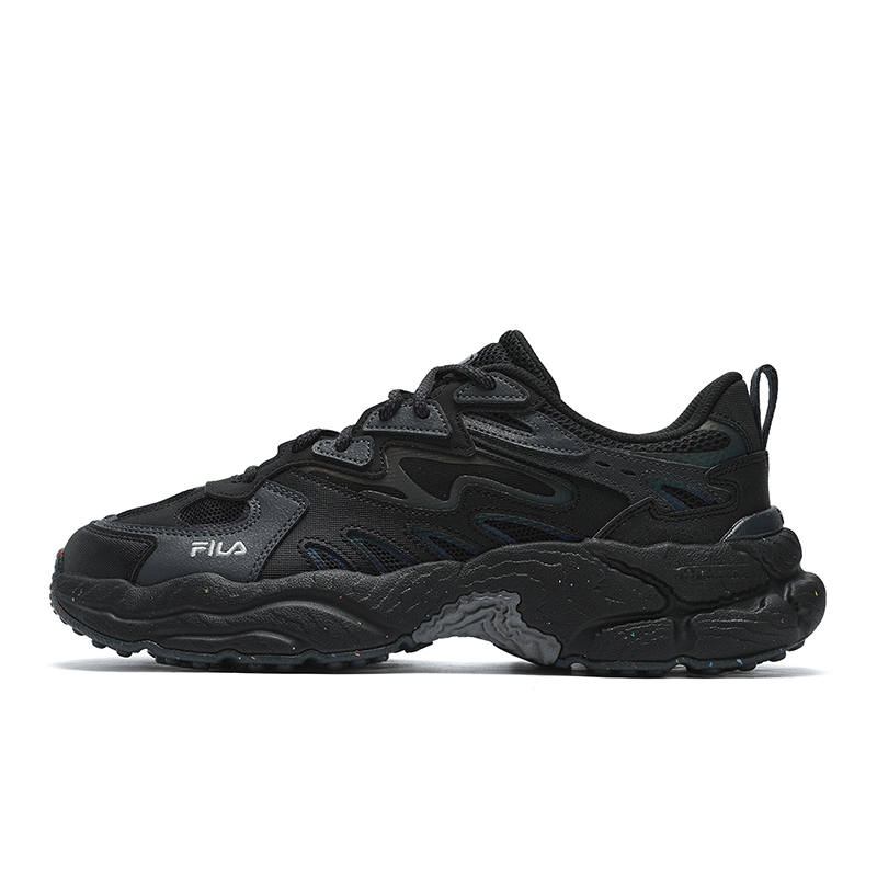 FILA Low top Running Shoes Men's Black Gray