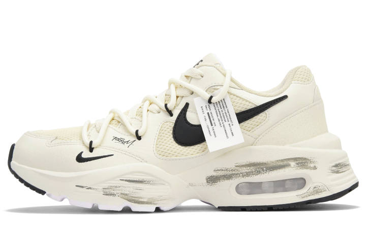 Nike Nike Air Max Fusion Low top Running Shoes Unisex Beige Black