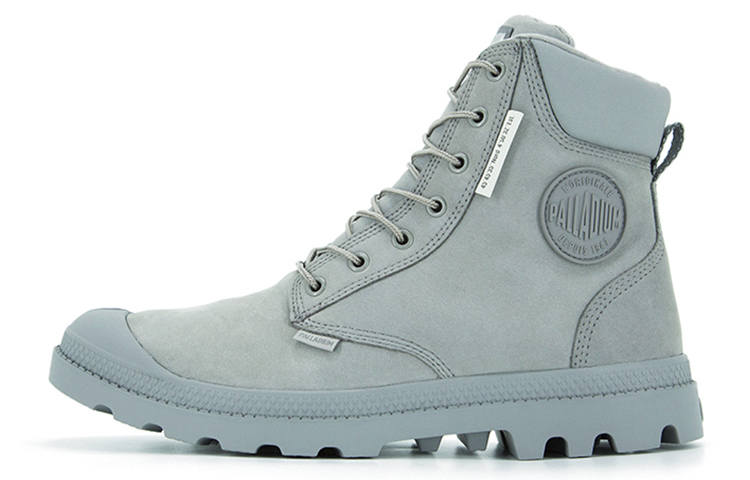 Palladium Pampa Outdoor Boots Unisex Flannel Gray