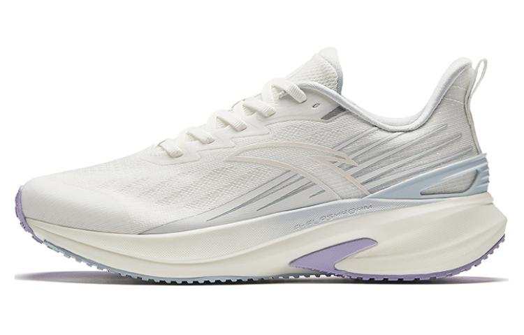 Anta Cushioning, Wear Resistant Low top Training Running Shoes Women's White Purple
