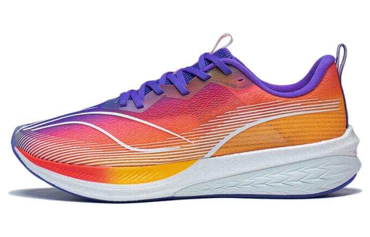 Li-Ning Li Ning Red Hare 6 Pro Cushioning Lightweight Low top Running Shoes Men's Red Purple