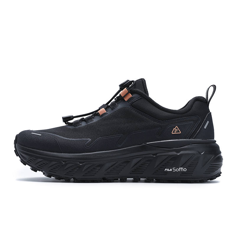 FILA Explorer Cushioning Abrasion Resistant Cushioning, Wear Resistant Low top Running Shoes Women's Black