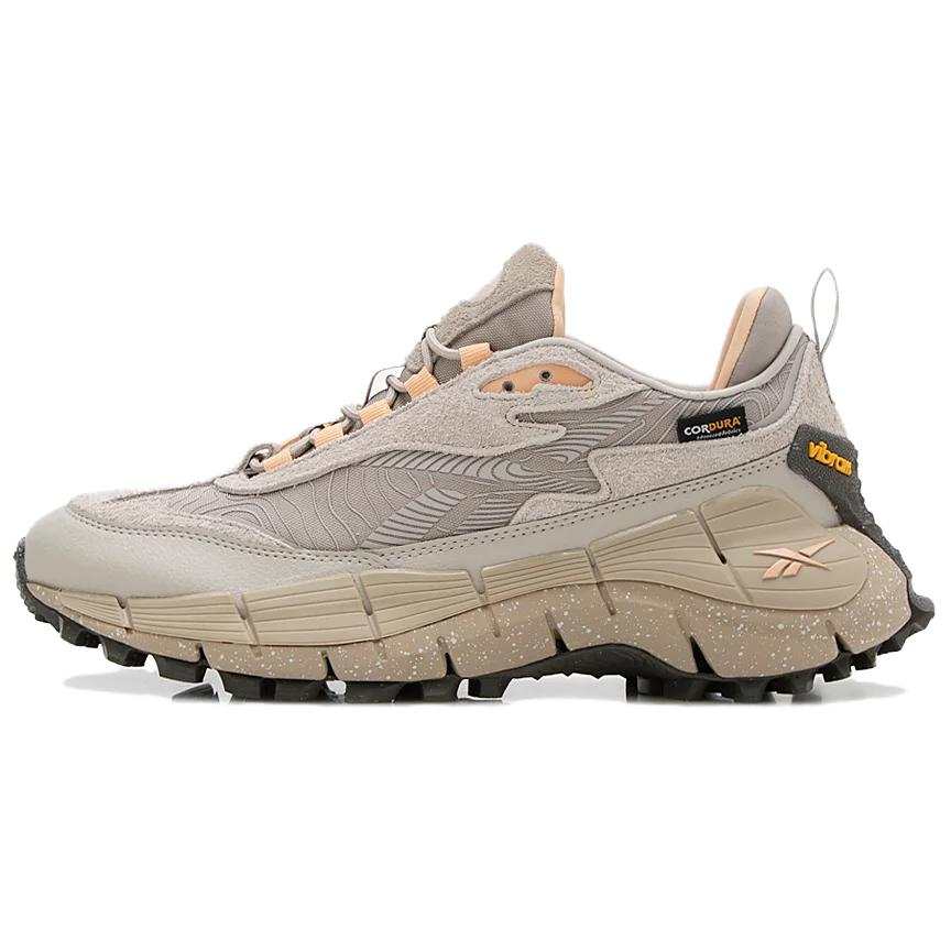 Reebok ZIG KINETICA 2.5 EDGE Low top Casual Trail Running Shoes Unisex Light Khaki