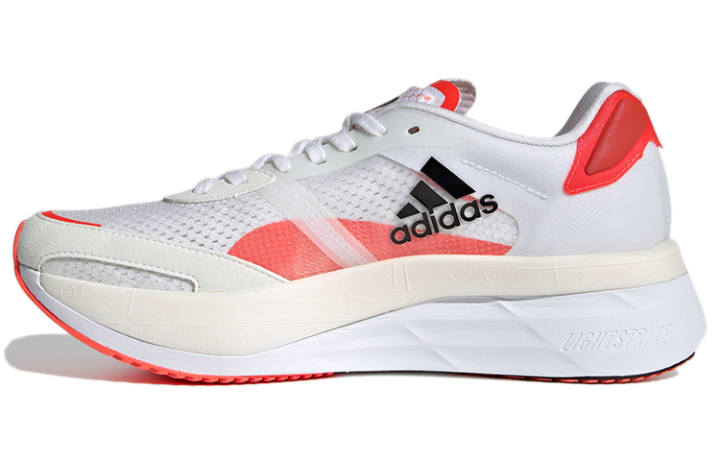 Adidas Adidas Wmns Adizero Boston 10 'White Solar Red' Women's