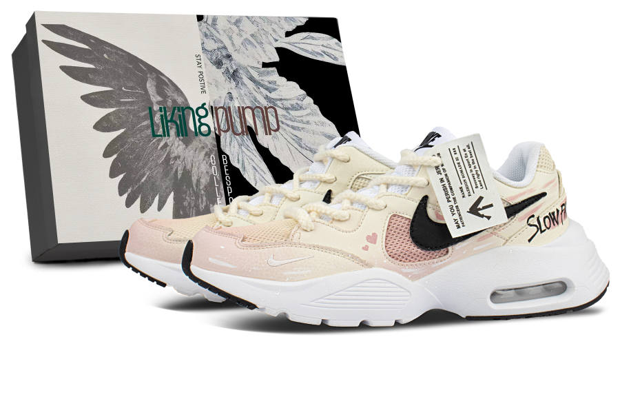 Nike Nike Air Max Fusion Fabric Low top Running Shoes Unisex Yellow