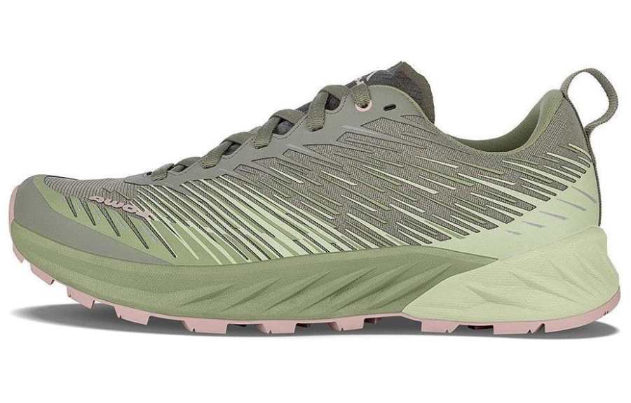 Lowa Slip Resistant Abrasion Resistant Low top Running Shoes Women's Green Pink
