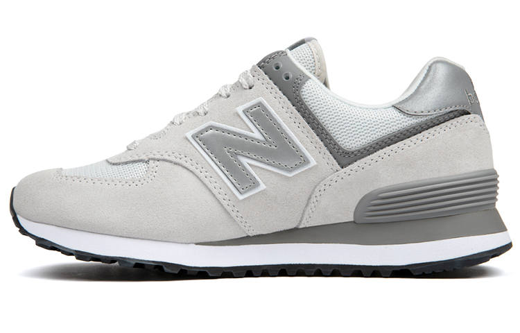 New Balance New Balance NB 574 Comfortable Low top Running Shoes Women's White Gray