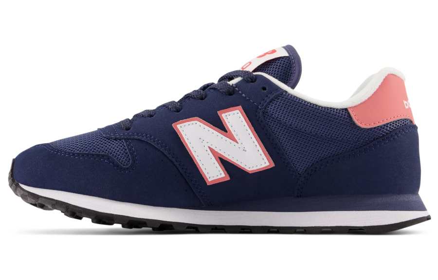 New Balance New Balance NB 500 Cushioning Slip Resistant Abrasion Resistant Low top Running Shoes Women's Blue Pink
