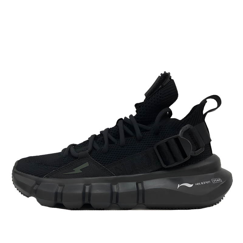 Li-Ning Neil Barrett x Li Ning Comfortable Mid top Casual Shoes Women's Black