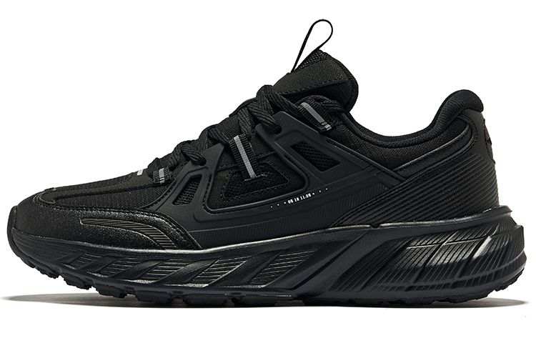 Erke Wilderness Cushioning Rebound Cushioning Rebound Low top Casual Shoes Men's Jet Black