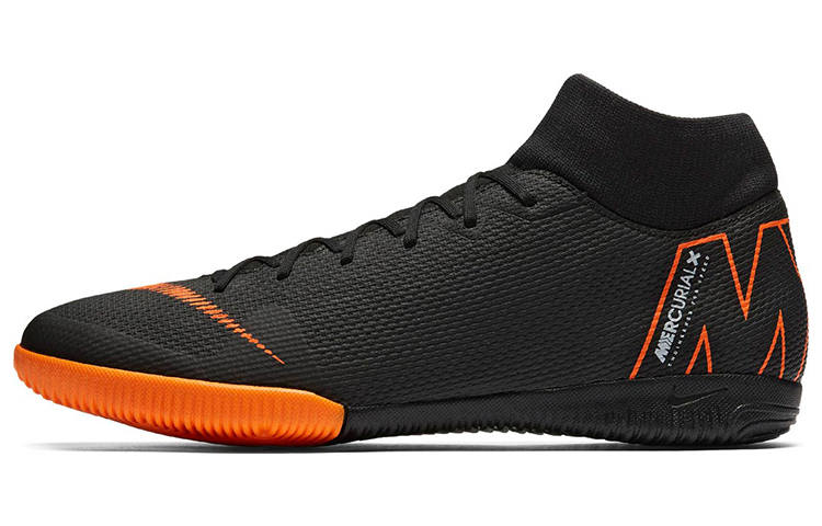 Nike Nike Mercurial Superfly 6 Soccer Shoes Men's Mid Top Black/Orange