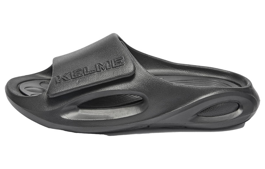 KELME EVA Slip Resistant Slide Slippers Unisex Black