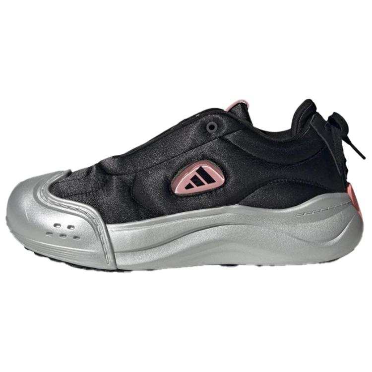 Adidas Adidas Slip Resistant Abrasion Resistant Low top Casual Shoes Women's Black Silver