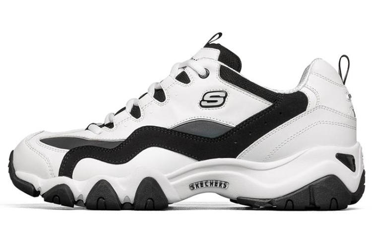 Skechers D Lites 2.0 Running Shoes White/Black/Grey