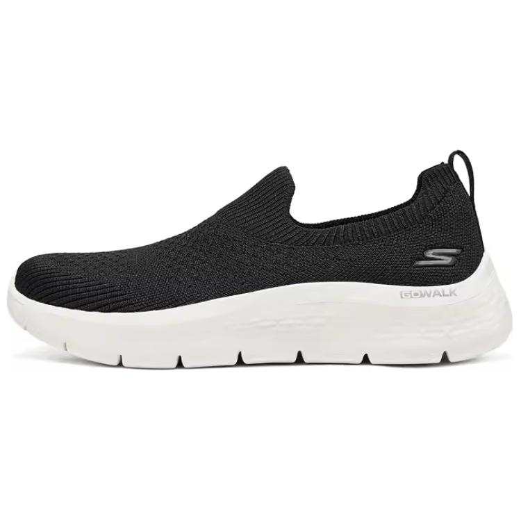Skechers Women's GO WALK Breathable Lightweight Breathable And Lightweight Low top Casual Shoes Women's Black White