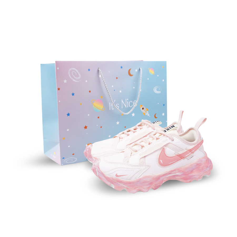 Nike Nike TC 7900 Slip Resistant Abrasion Resistant Low top Casual Shoes Women's Pink White