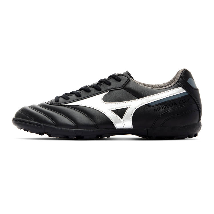 Mizuno MORELIA 2 Slip Resistant And Abrasion Resistant Coverage Soccer Shoes Men's Black Silver