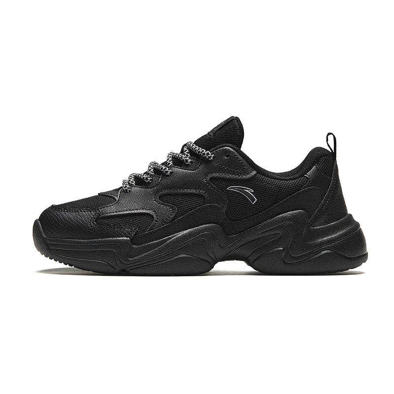 Anta Life Collection Abrasion Resistant Low top Casual Shoes Women's Black