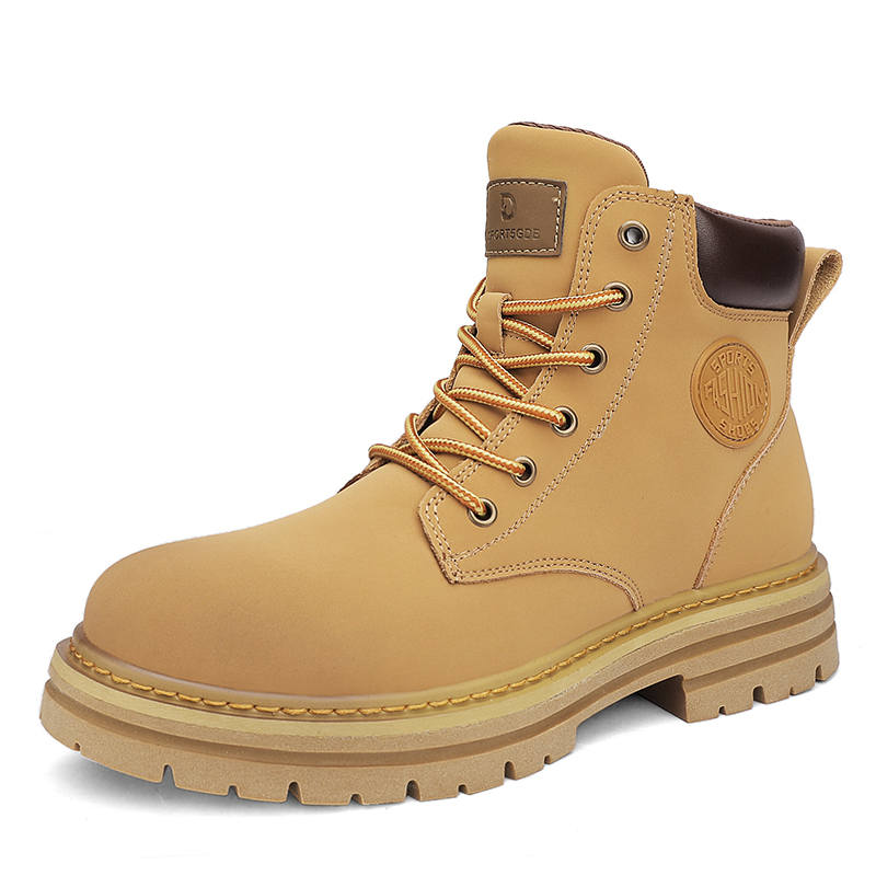 TONYBEAR TONYBEAR Combat Boots Unisex Yellow