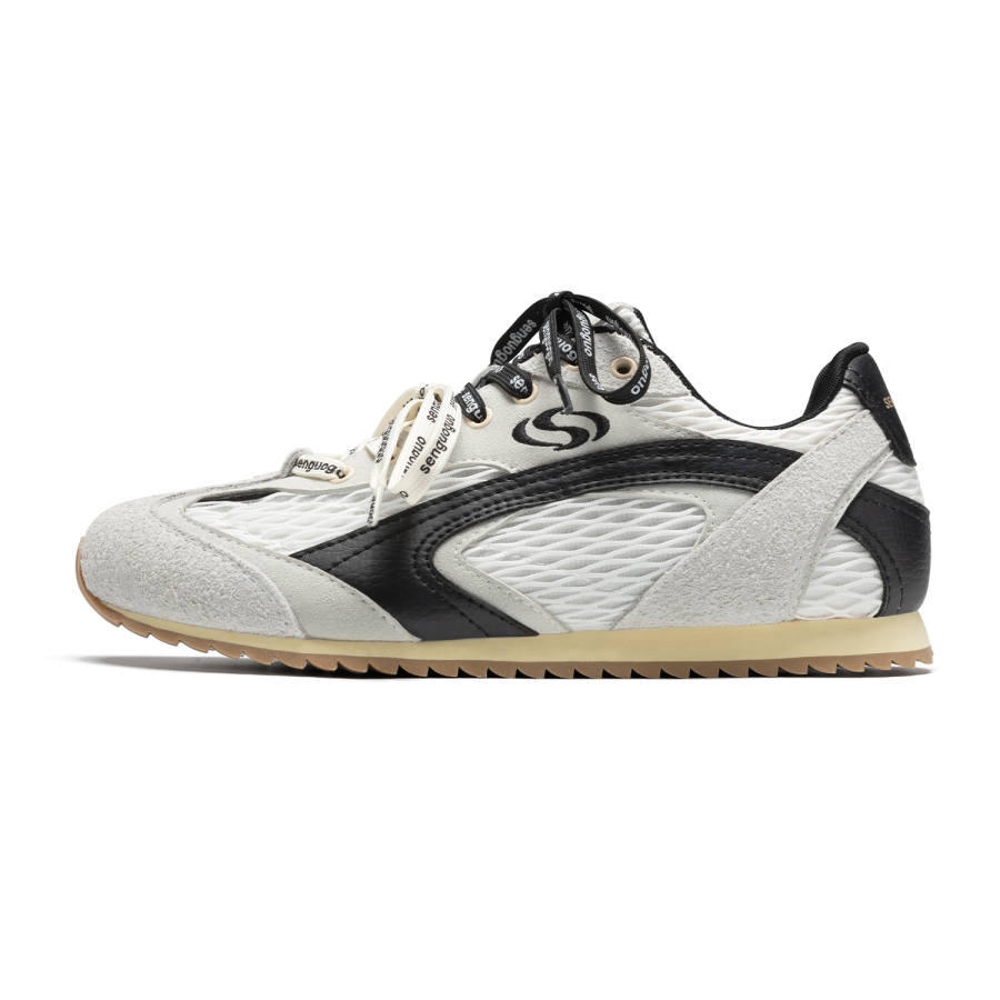 SENGUOGUO Cushioning Slip Resistant Abrasion Resistant Low top Casual Shoes Unisex White